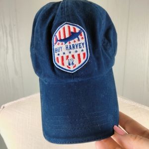 Guy Harvey Hat Strapback Fishing Red White Blue‎ USA